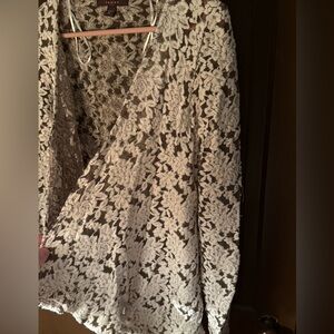 Floral Lace Cardigan by Fever